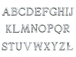 STAINLESS STEEL ROMAN CHARACTER LETTERS